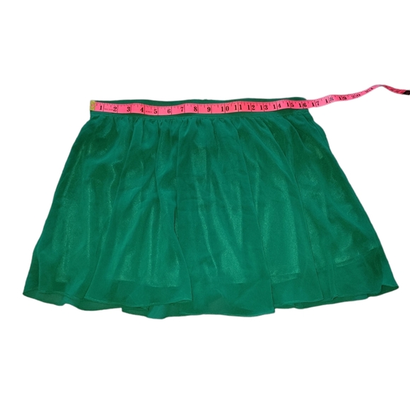 Green Chiffon Mini Skirt From Forever 21 - Picture 7 of 7